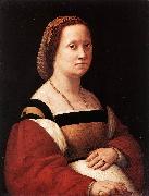 Portrait of a Woman (La Donna Gravida) drty RAFFAELLO Sanzio